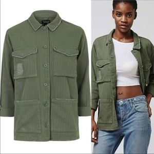 Topshop Military Jacket